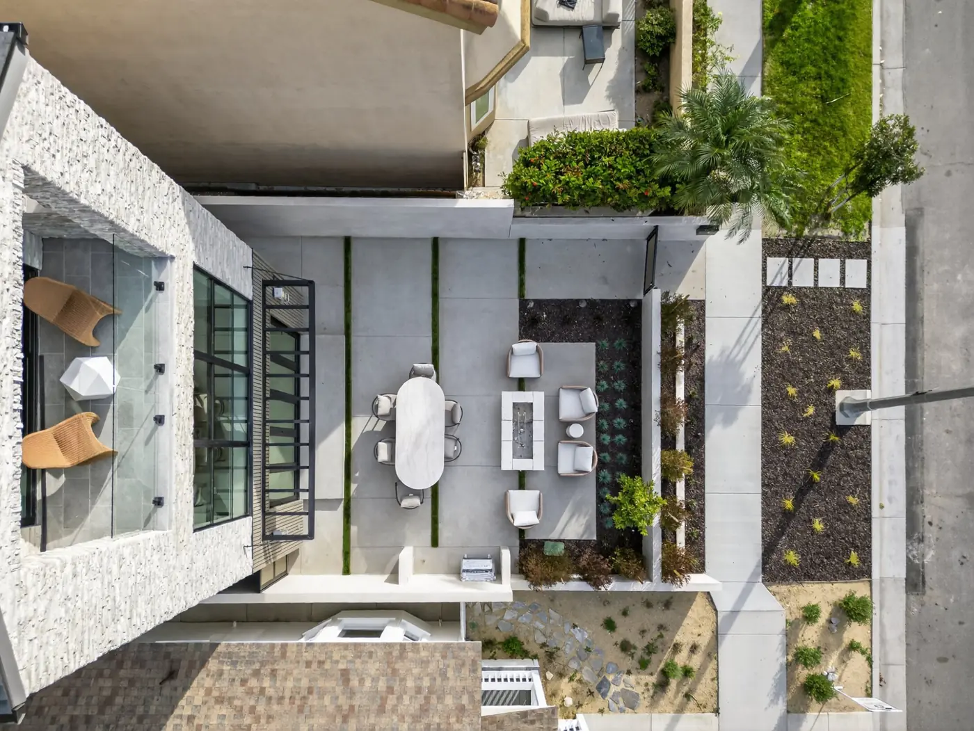 Property line aerial · Southern California listing