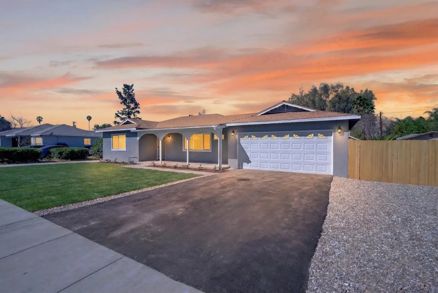 Virtual twilight exterior · Riverside County