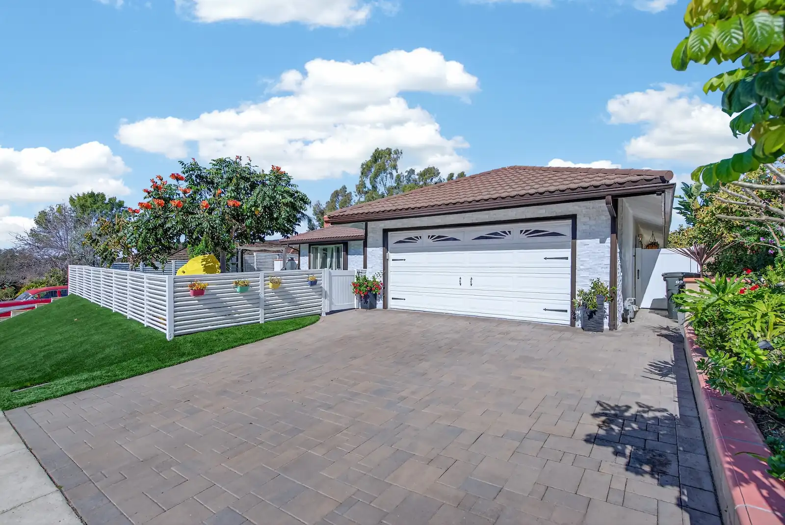 After — sky replacement exterior real estate photo